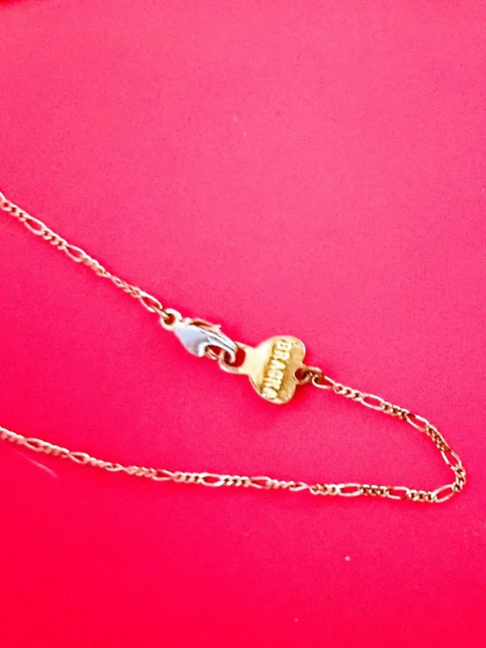 Bracha Initial K Card Necklace 17